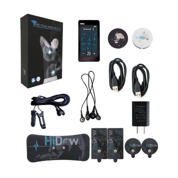 Hidow ProTouch Pro Touch Wireless 6-12 is a premium electronic muscle stimulator without the hassle of wires