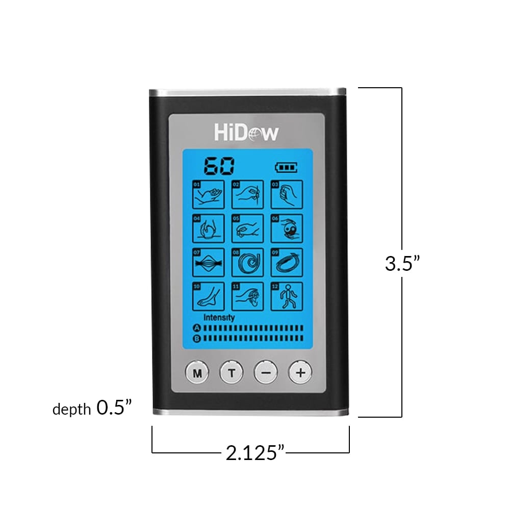 NEW HiDow AcuXPD-S TENS/EMS Unit Muscle Stimulator for Pain Relief