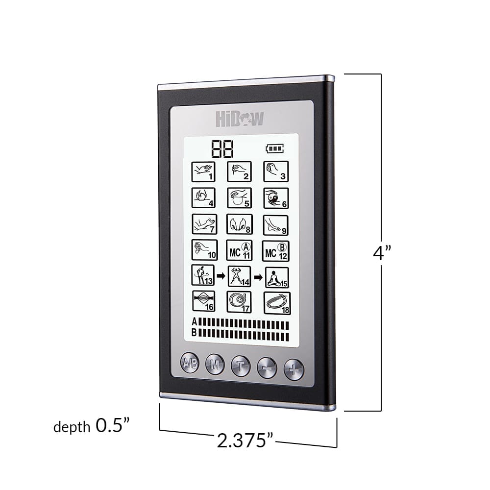 HiDow XPDS 4|24 TENS/EMS Unit, Optimal Pain Relief & Muscle Performance…