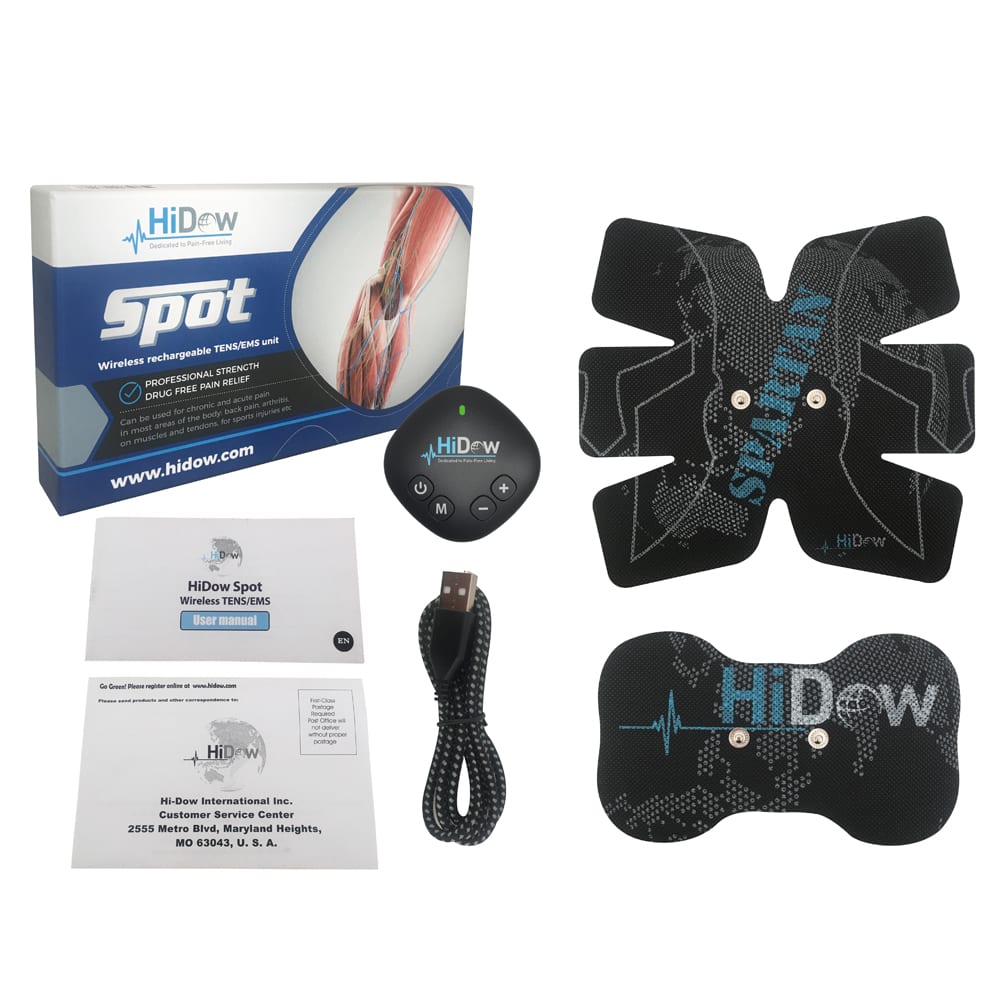 HiDow Digital Back Pain Relief Kit, Tens & Ems