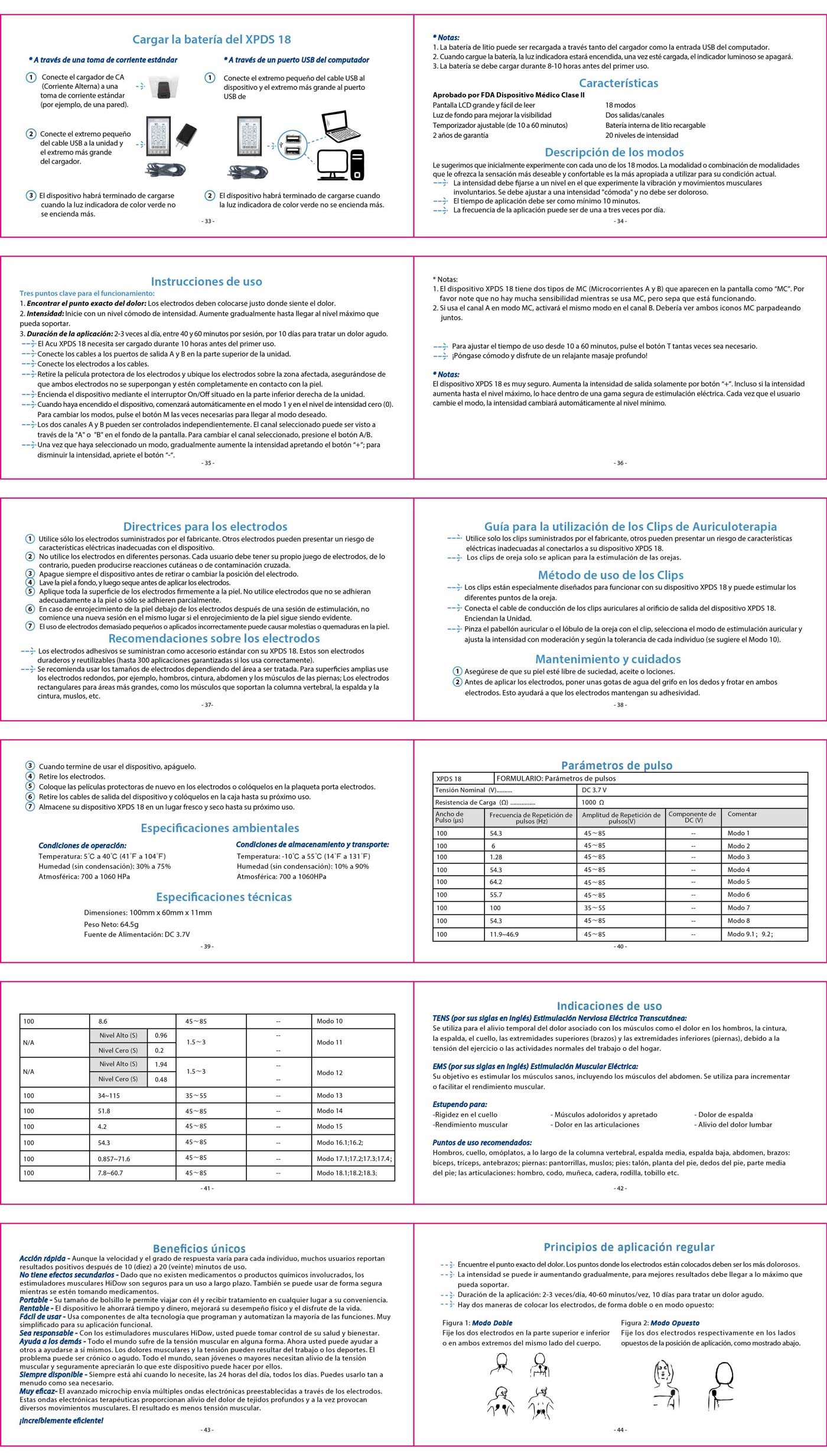HiDow XPDS18 User Manual