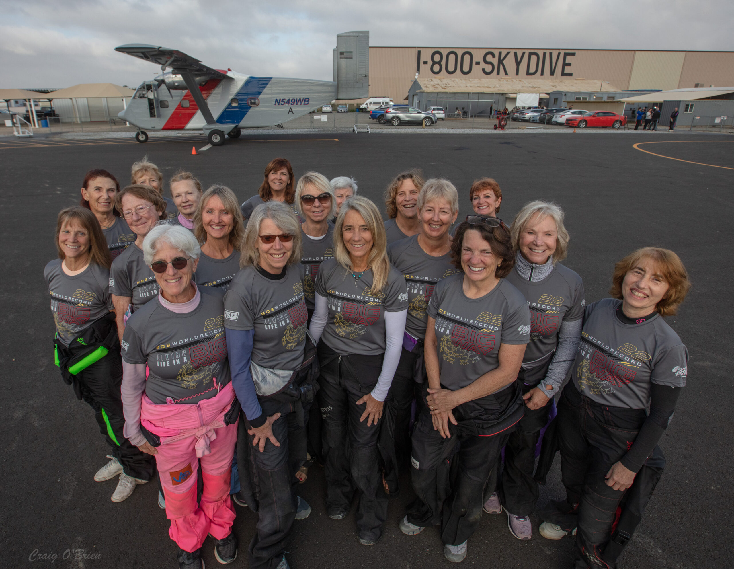 Skydiving Over 60 X HiDow Veteran Athlete Sponsorship